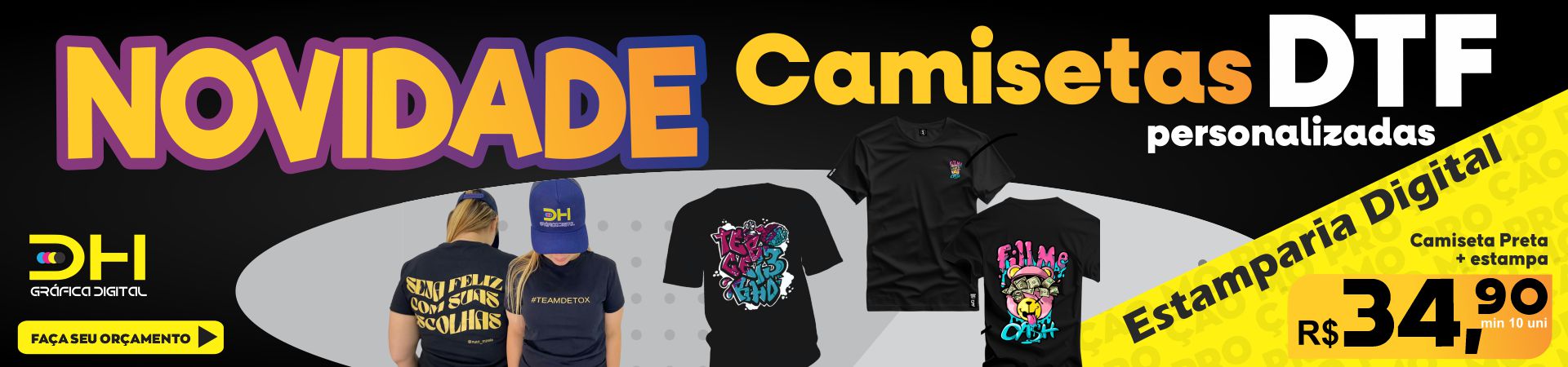 Impressão DTF Textil